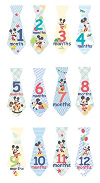 Disney Milestone Tie Stickers, Mickey Mouse
