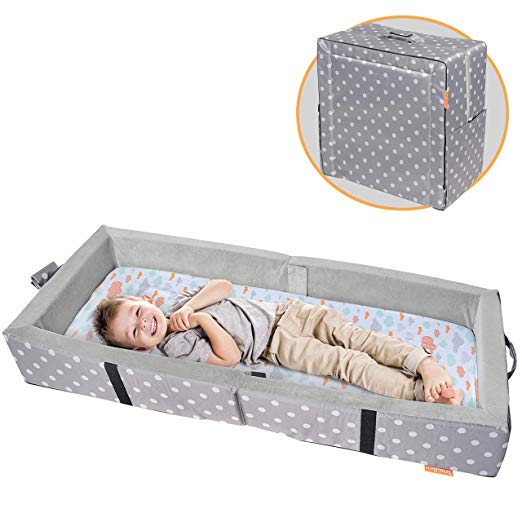 Milliard Portable Toddler Bumper Bed | Folds for Travel
