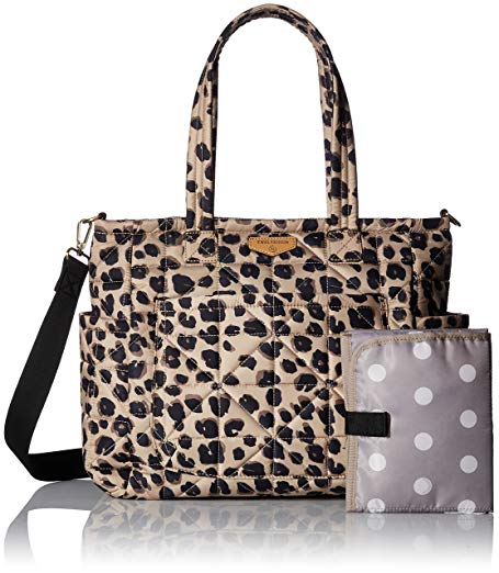 TWELVElittle Carry Love Tote Diaper Bag, Leopard