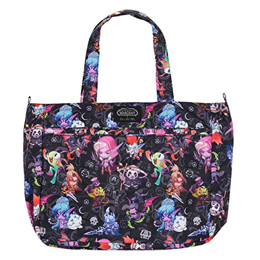 Ju-Ju-Be World of Warcraft Collection Super Be Zippered Tote Diaper Bag, Cute But Deadly