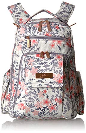 Ju-Ju-Be Rose Collection Be Right Back Backpack Diaper Bag, Sakura Swirl