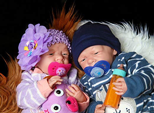 Reborn Babies Twins Cheap Boy and Girl Preemie Anatomically Correct Full Body Washable Berenguer Realistic 14