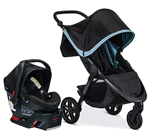 Britax B-Free & B-Safe Ultra Travel System, Frost (Amazon Exclusive)
