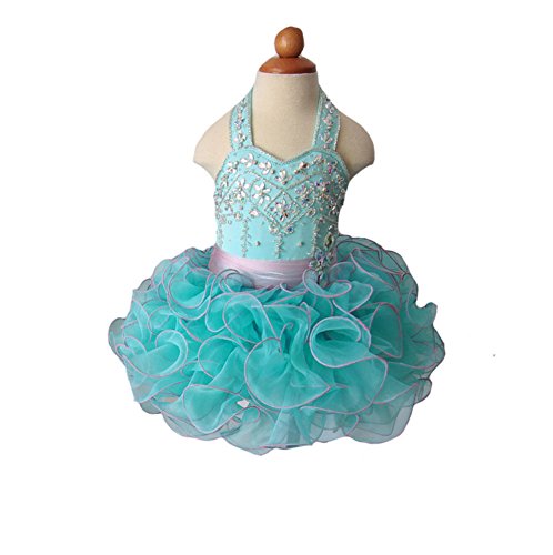 HZCQ Little Girls' Birthday Party Gowns Infant Pageant Tutu Dress