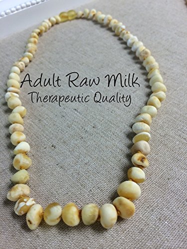 Baltic Amber Necklace for Adults Raw Milk 18