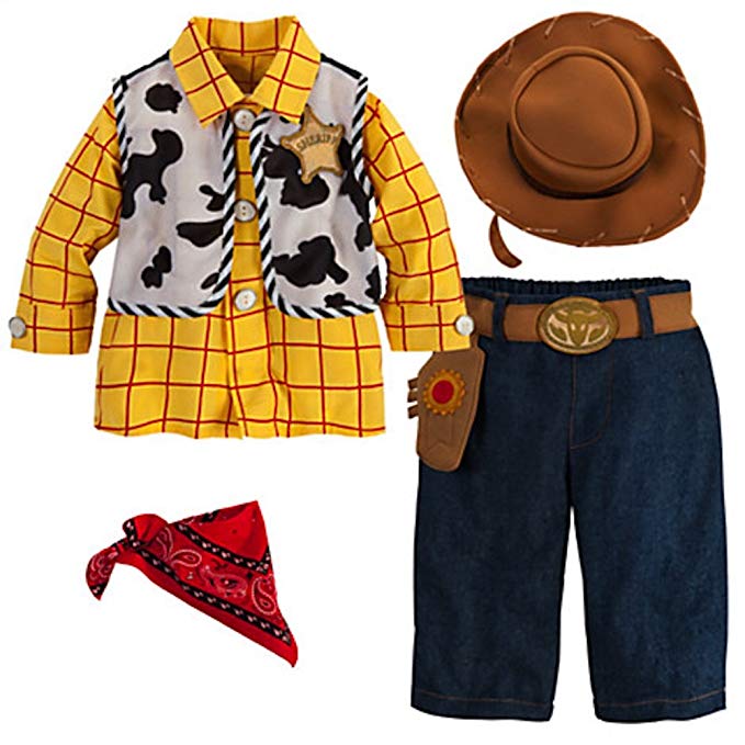 Disney Deluxe Toy Story Woody Costume for Baby Boys Toddlers (12-18 Months)