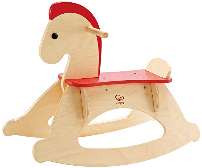 Hape Rock and Ride Kid's Wooden Rocking Horse