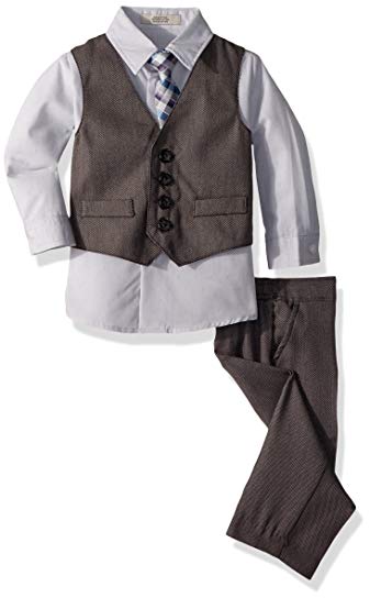 Kenneth Cole New York Baby Boys Four Piece Dressy Vest Set