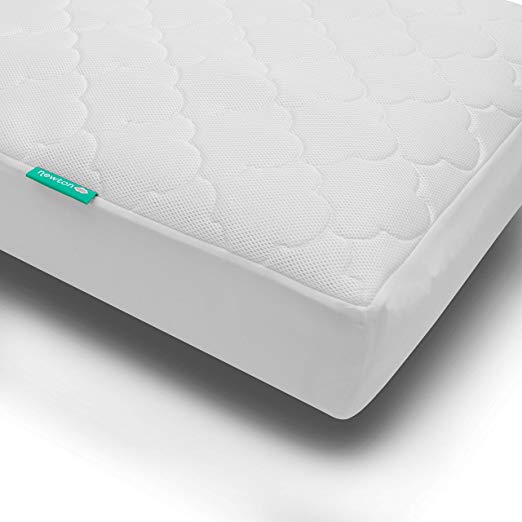 Newton Baby Waterproof Crib Mattress Pad Cover | 100% Breathable Proven to Reduce Suffocation Risk, Universal Fit, 100% Washable, Hypoallergenic, Non-Toxic, Better Than Organic