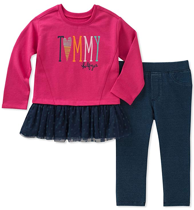 Tommy Hilfiger Baby Girls Long Sleeve Tunic Set