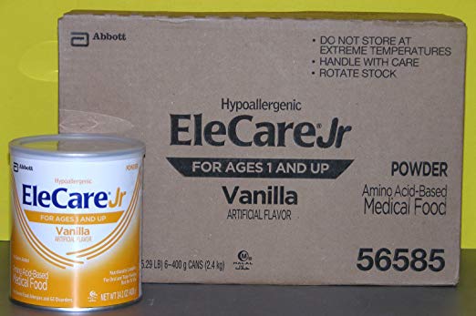 Elecare Jr Vanilla Powder 14.1 Oz Can - 1 case (6 14.1 oz cans)