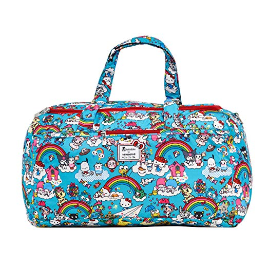 Ju-Ju-Be Tokidoki Collection Super Star Large Travel Duffel Bag, Rainbow Dreams
