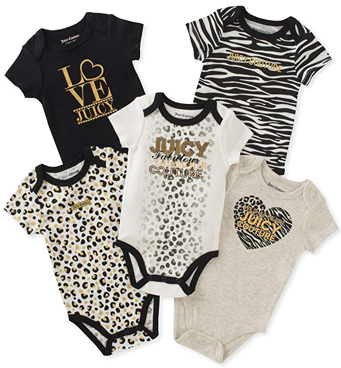 Juicy Couture Girls' 5 Pack Bodysuits Review